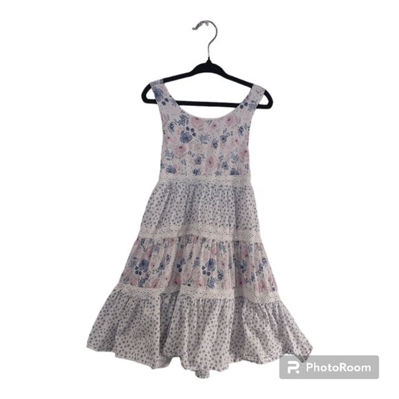 Tommy Bahama Floral Kids Dress - Pink and Blue - Picture 1 of 8